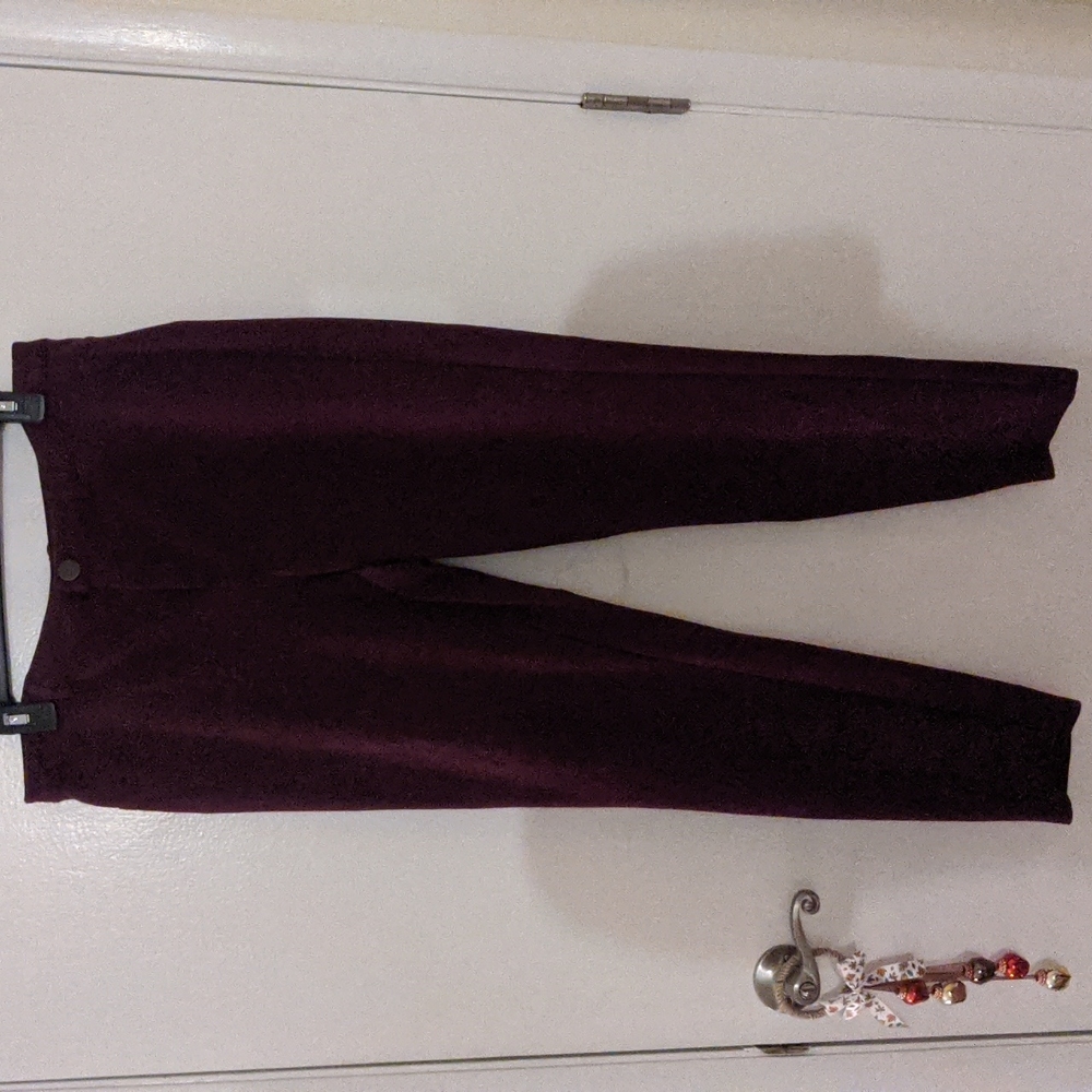 Lauren Conrad Burgundy Skinny Pants